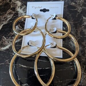 Gold Hoop Earrings